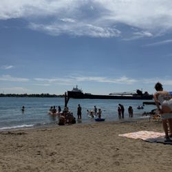 Marine City Beach - Freighter