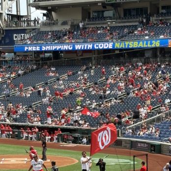 Nationals Park - Close-up of home plate before the start. - Stadiums & Arenas Near Me - Washington, DC, District of Columbia