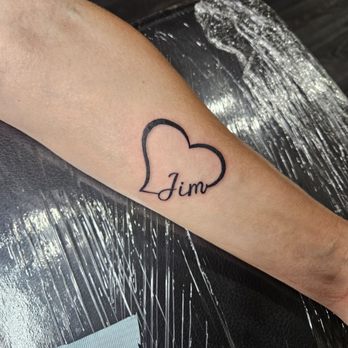 Diablo Ink Tattoo - Heart with my husbands name - Tattoo Near Me - Pleasant Hill, California Diablo Ink Tattoo - Heart with my husbands name - Tattoo Near Me - Pleasant Hill, California