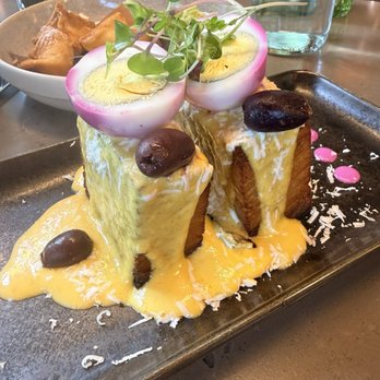 Lucuma Kitchen and Bar - Papa a la Huancaina - Peruvian Near Me - Oakland, California Lucuma Kitchen and Bar - Papa a la Huancaina - Peruvian Near Me - Oakland, California