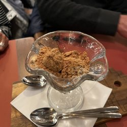 Il Pacioccone - A special dessert created by our lovely waitress! Sheep ricotta with chocolate and ? Delish!