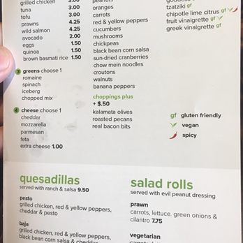 The Chopped Leaf - Langley North - a menu for salads and wraps - Salad Near Me - Langley, British Columbia The Chopped Leaf - Langley North - a menu for salads and wraps - Salad Near Me - Langley, British Columbia