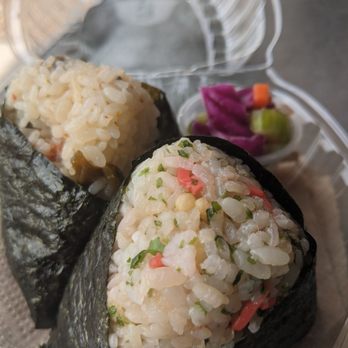 Lagu Cafe - Beautiful, delicious onigiris! Pictures: Takana Mentai and Yamitsuki - Cafes Near Me - Irvine, California