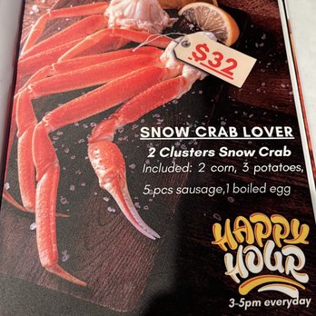 Etouffee Shaking Crab - Menu - Seafood Near Me - Redlands, California