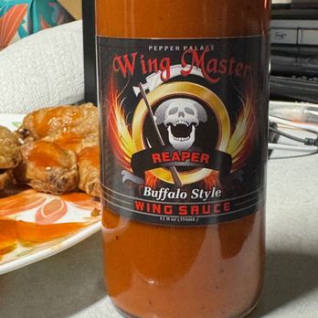 Pepper Palace - Wing Master Reaper Buffalo Style Wing Sauce - Specialty Food Near Me - Charleston, South Carolina Pepper Palace - Wing Master Reaper Buffalo Style Wing Sauce - Specialty Food Near Me - Charleston, South Carolina