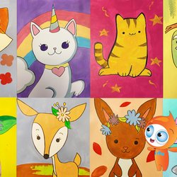 Fibo Kids Art Academy - At Fibo, we offer a variety of projects with all different subjects, and students are always encouraged to use their own creativity!