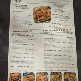 Donna's Old Town Cafe - Menu - Buffets Near Me - Madisonville, Tennessee Donna's Old Town Cafe - Menu - Buffets Near Me - Madisonville, Tennessee