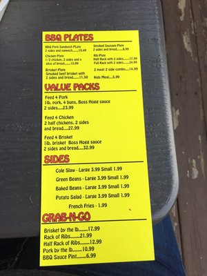 Menu photo 6 Boss Hogg's BBQ Pigeon Forge, TN