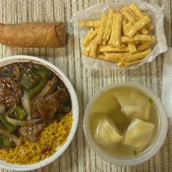 Hunan Wok III - Pepper steak lunch combo