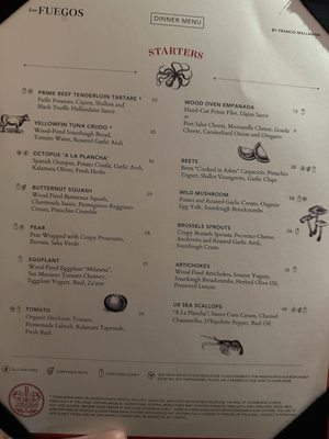 Menu photo 6 Los Fuegos Miami Beach, FL