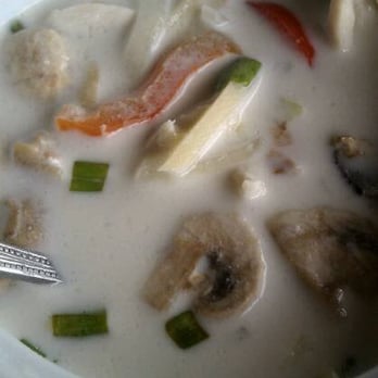 Siam Spice - chicken coconut soup with lemongrass... yum. - Thai Near Me - Daytona Beach, Florida Siam Spice - chicken coconut soup with lemongrass... yum. - Thai Near Me - Daytona Beach, Florida