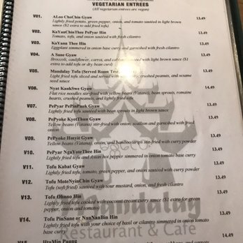 Mandalay Restaurant & Cafe - Burmese Near Me - Silver Spring, Maryland