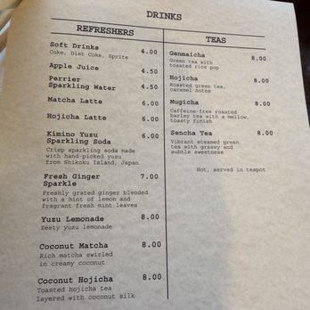 Kawanoya - menu - Japanese Near Me - San Francisco, California