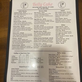Belly Cake - Menu - Pancakes Near Me - Bayside, New York