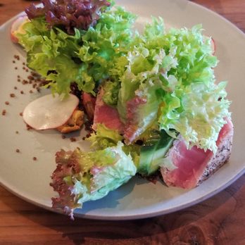Finch & Fork - Ahi salad. SO GOOD. - New American Near Me - Santa Barbara, California