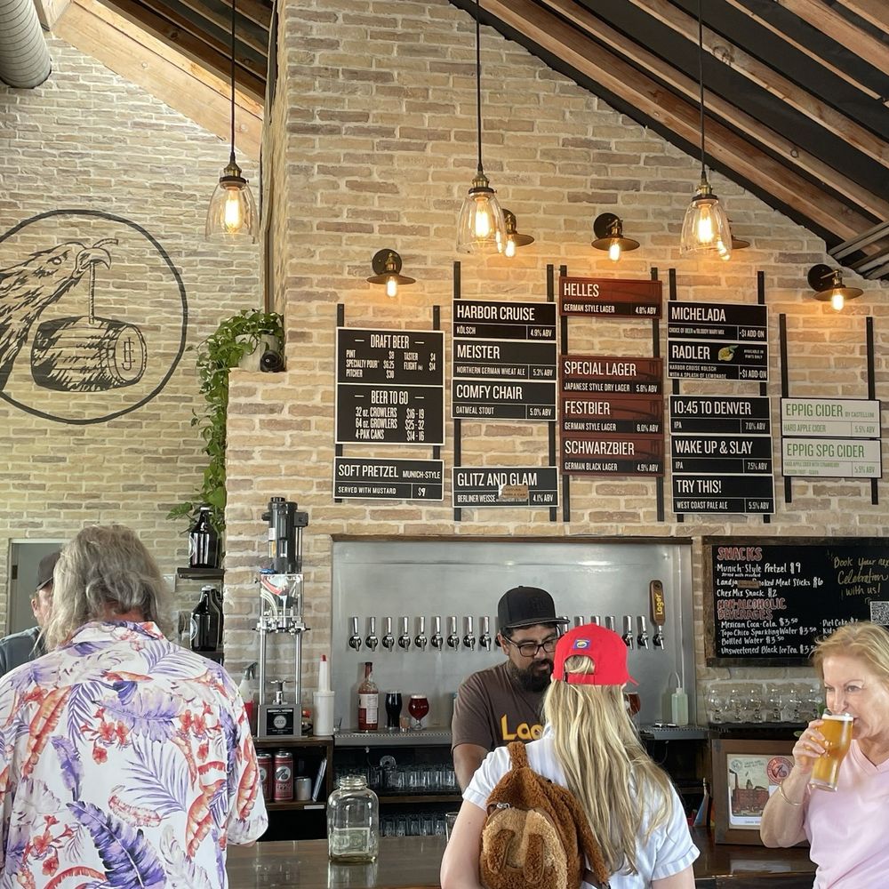 Eppig Brewing - Waterfront Biergarten - Beer board 7/2024 - Breweries Near Me - San Diego, California