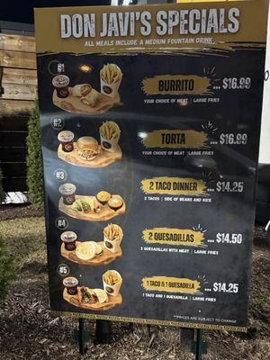 Menu photo 2 Don Javi Taco Grill West Chicago, IL