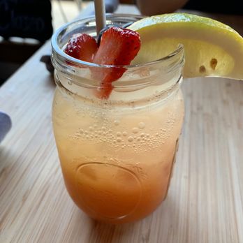 The Wild Plum Cafe - Guava Sunrise - Sparkling Water with Guava, Cherry, Lime, and Passionfruit Juices - Bakeries Near Me - Monterey, California The Wild Plum Cafe - Guava Sunrise - Sparkling Water with Guava, Cherry, Lime, and Passionfruit Juices - Bakeries Near Me - Monterey, California