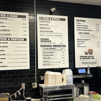 Chronic Tacos - The menu, go crazy - Mexican Near Me - Irvine, California