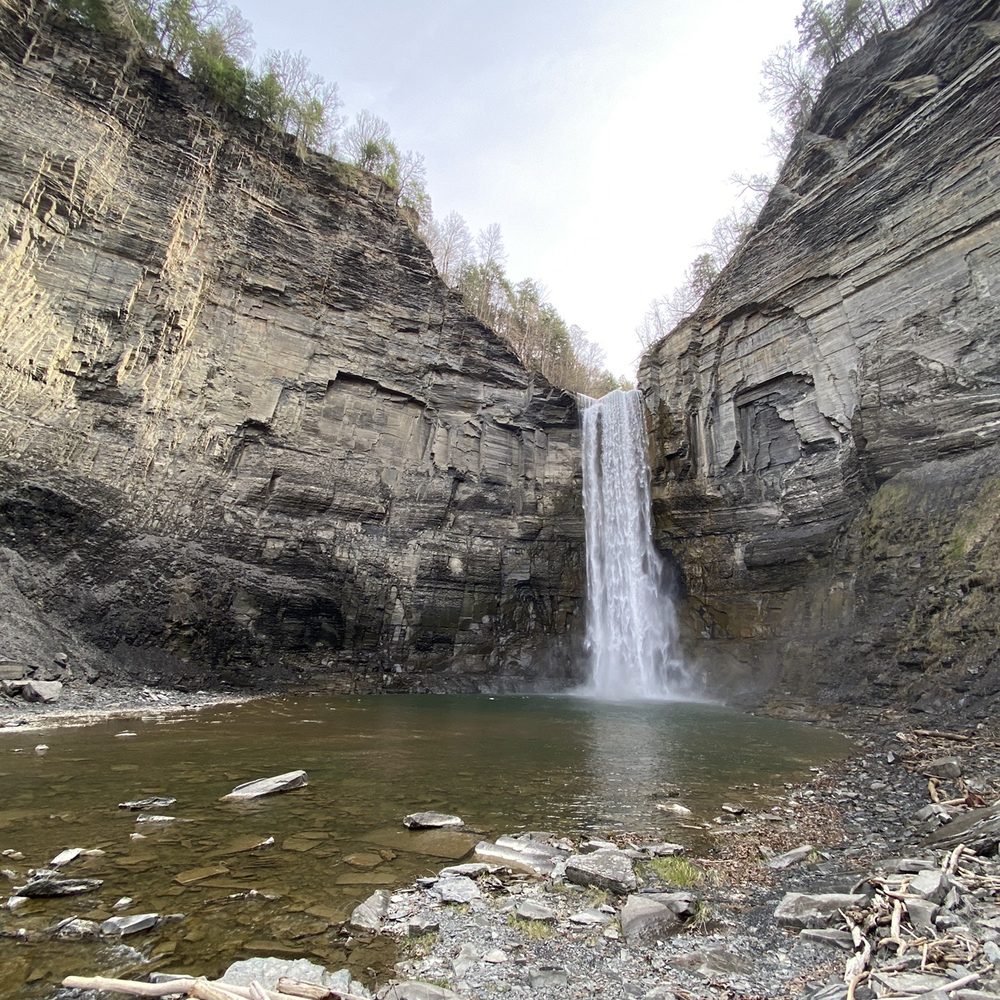 Taughannock Falls State Park - View from lower trail - Hiking Near Me - Trumansburg, New York