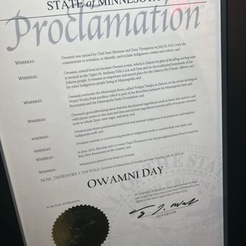 Owamni - New American Near Me - Minneapolis, Minnesota