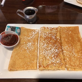 Eddie's Diner - Swedish Pancakes with. Lingonberry jam, butter and syrup. - Breakfast & Brunch Near Me - Plano, Texas Eddie's Diner - Swedish Pancakes with. Lingonberry jam, butter and syrup. - Breakfast & Brunch Near Me - Plano, Texas