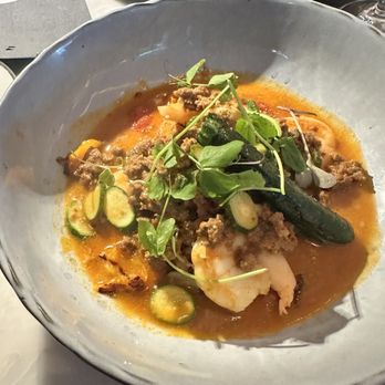 MICO - Gulf Shrimp & Anson Mills Polenta - Argentine Near Me - Charlotte, North Carolina
