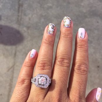 Nails By JoLe - When your manicurist says life is a fairytale, you let her pain it on your nails. - Nail Salons Near Me - Newport Beach, California