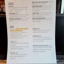 The Stable - Updated menu March 2022