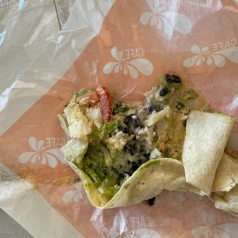 Tropical Smoothie Cafe - No chicken in a baja chicken wrap - Juice Bars & Smoothies Near Me - Sterling Heights, Michigan Tropical Smoothie Cafe - No chicken in a baja chicken wrap - Juice Bars & Smoothies Near Me - Sterling Heights, Michigan