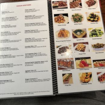 Shogun - Menu1 - Japanese Near Me - San Diego, California