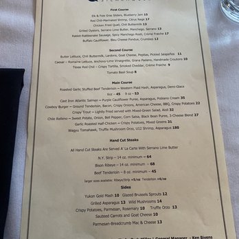 Queenie's Steakhouse - Menu - Steakhouses Near Me - Denton, Texas Queenie's Steakhouse - Menu - Steakhouses Near Me - Denton, Texas
