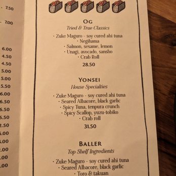 Yonsei Handrolls - Handroll Menu Jan 2023 - Japanese Near Me - Oakland, California Yonsei Handrolls - Handroll Menu Jan 2023 - Japanese Near Me - Oakland, California