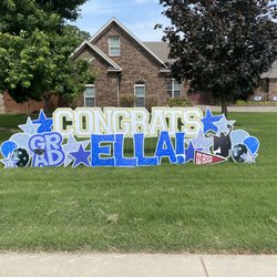 Card My Yard - Grad sign for Har-ber grad!