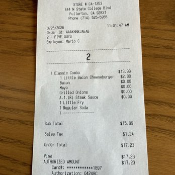 Five Guys - Fast Food Near Me - Fullerton, California Five Guys - Fast Food Near Me - Fullerton, California