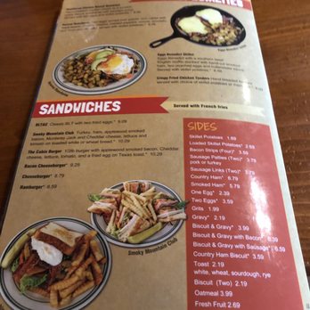 Flapjacks Pancake Cabin - Back of menu - Breakfast & Brunch Near Me - Sevierville, Tennessee Flapjacks Pancake Cabin - Back of menu - Breakfast & Brunch Near Me - Sevierville, Tennessee