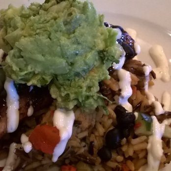 Boulder Creek - Blackened Mahi Mahi with dirty rice and quacamole - American Near Me - Brownsburg, Indiana