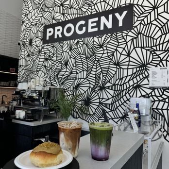 Progeny Coffee - Blueberry matcha + banana latte. - Coffee & Tea Near Me - San Francisco, California Progeny Coffee - Blueberry matcha + banana latte. - Coffee & Tea Near Me - San Francisco, California