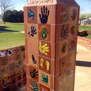 Greer Park - Creative decor using kids' hands and names - Parks Near Me - Lawton, Oklahoma Greer Park - Creative decor using kids' hands and names - Parks Near Me - Lawton, Oklahoma