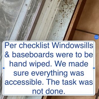 The Cleaning Authority - Window sill next to slider in kitchen. Waist level section was worse. Not vac or cleaned. - Home Cleaning Near Me - Fredericksburg, Virginia The Cleaning Authority - Window sill next to slider in kitchen. Waist level section was worse. Not vac or cleaned. - Home Cleaning Near Me - Fredericksburg, Virginia