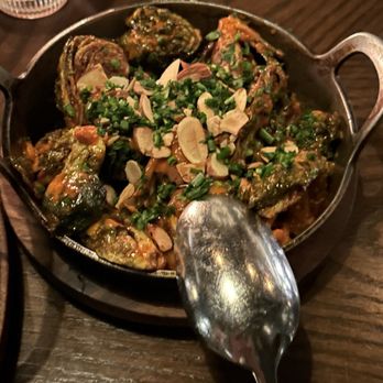 PYRO - Gochujang Brussels sprouts - Desserts Near Me - Phoenix, Arizona