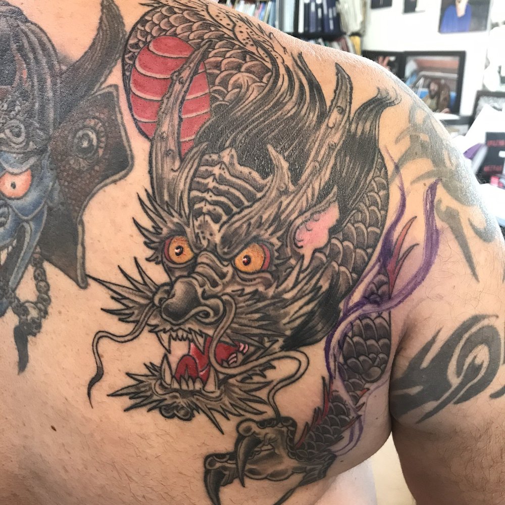 In The Skin Studios - Adding the colors - Tattoo Near Me - Pasadena, California In The Skin Studios - Adding the colors - Tattoo Near Me - Pasadena, California