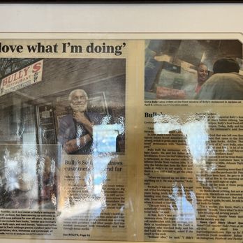 Bully's Restaurant - Great articles hang on the wall - Barbeque Near Me - Jackson, Mississippi