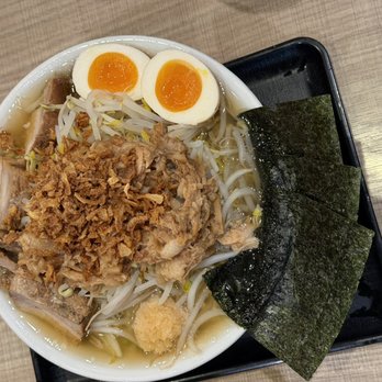 Kitakata Ramen Ban Nai - large Jiro-style ramen with miso - Ramen Near Me - Irvine, California Kitakata Ramen Ban Nai - large Jiro-style ramen with miso - Ramen Near Me - Irvine, California