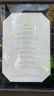 Menu photo 2 The Ledbury London, XGL Menu photo 2 The Ledbury London, XGL