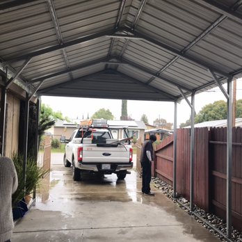 Here S A Metal Carport The Family Here Wanted A Way To Keep A