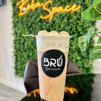 Bru Tea Cafe - Mochi Soy Milk Tea - Bubble Tea Near Me - Elk Grove, California