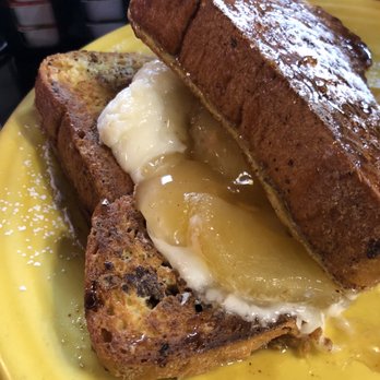 The Hungry Monkey - Stuffed French toast with apple. - Breakfast & Brunch Near Me - Newport, Rhode Island