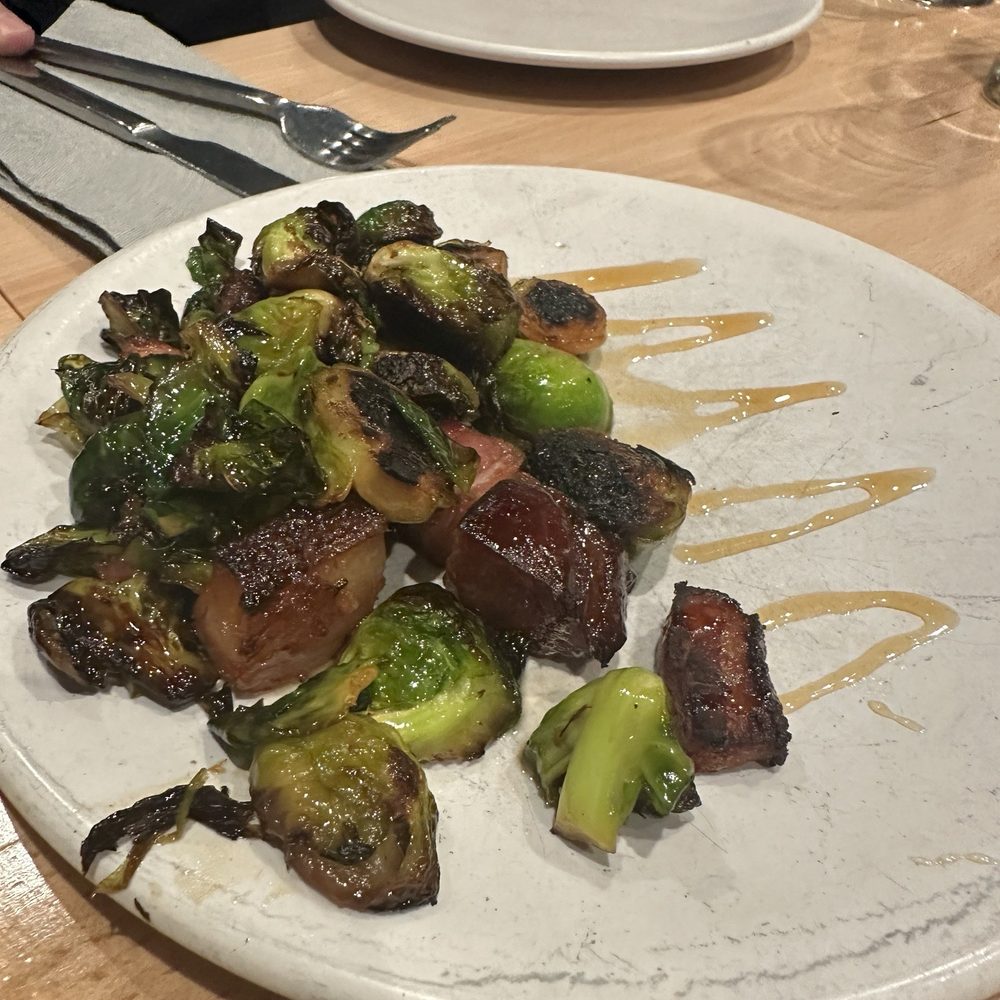 The Dog and Bear - Brussel sprouts with bacon - Pizza Near Me - Tahoma, California The Dog and Bear - Brussel sprouts with bacon - Pizza Near Me - Tahoma, California