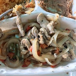 Las Mesitas - Steak and chicken fajitas